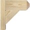 Ekena Millwork Traditional Craftsman Rough Sawn Outlooker, Douglas Fir, 6"W x 12"D x 12"H OUT06X12X12TRA04RDF - alternate 2